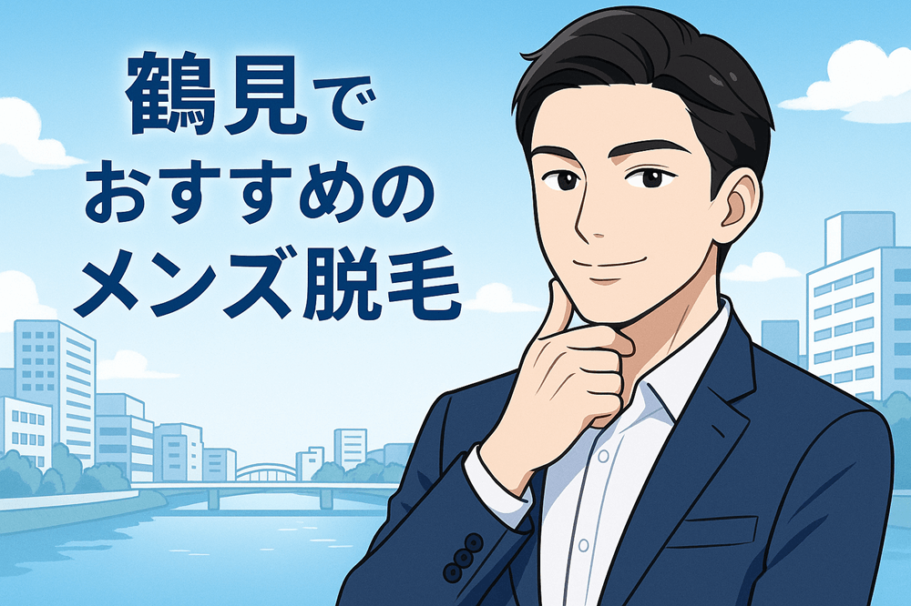 【鶴見 メンズ脱毛 おすすめ】失敗しない選び方！効果・痛み・料金で徹底解説2025年最新版